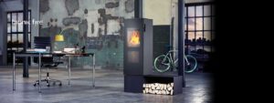 attika BIONIC FIRE™ STUDIO KAMINOFEN erhältlich bei feuerzeit…sanfte Wärme mit Holz und Pellets vor Ort in Biberach und Attenweiler