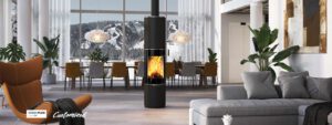 attika PILAR KAMINOFEN erhältlich bei feuerzeit…sanfte Wärme mit Holz und Pellets vor Ort in Biberach und Attenweiler